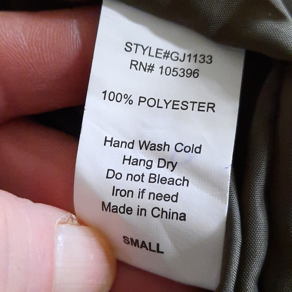 Fur hooded❣ last one Parka puffer jacket with belt - Picture 16 of 16